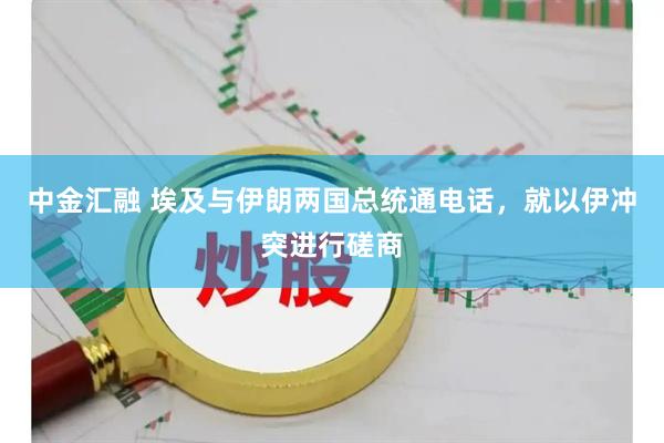 中金汇融 埃及与伊朗两国总统通电话，就以伊冲突进行磋商