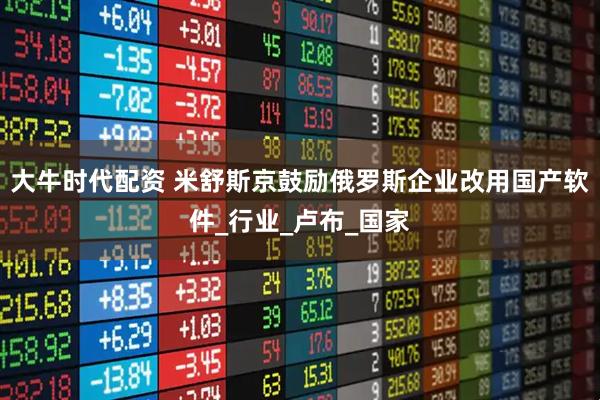 大牛时代配资 米舒斯京鼓励俄罗斯企业改用国产软件_行业_卢布_国家